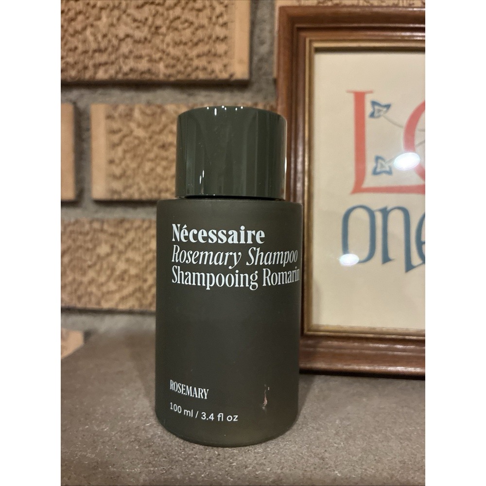Necessaire Rosemary Shampoo 3.4 oz 100 ml Large Travel Size NEW